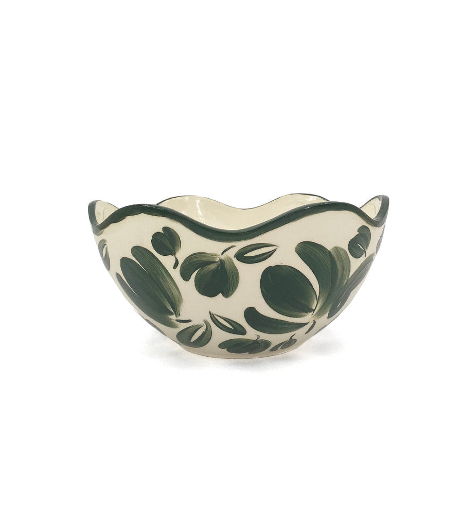 Bowled Over-Forest Green Floral