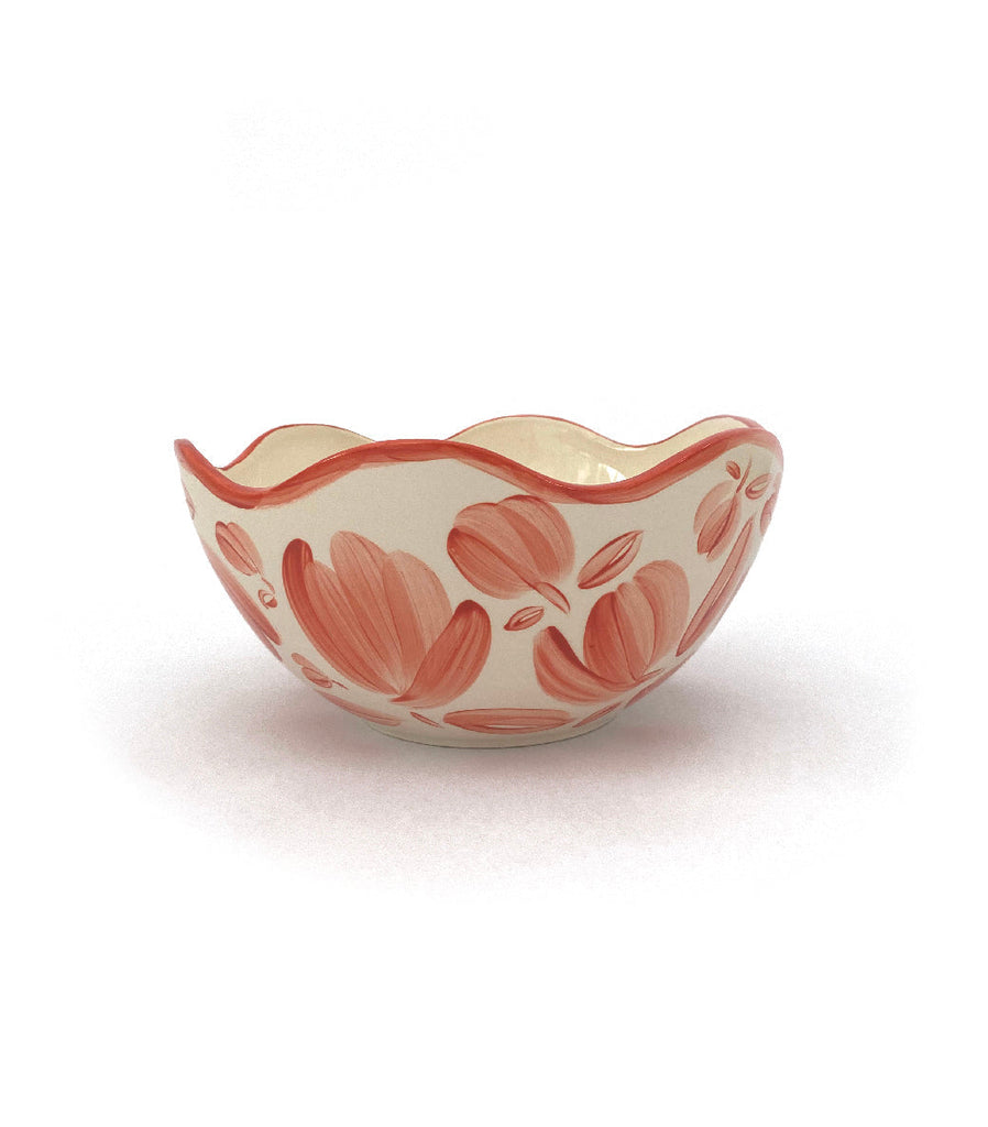 Bowled Over-Peach Floral