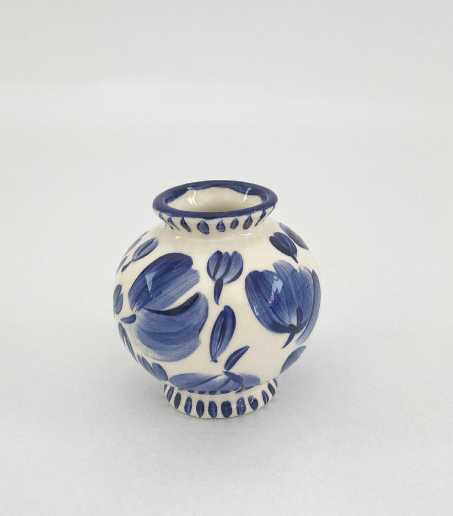 Buddy Vase-Blue Floral